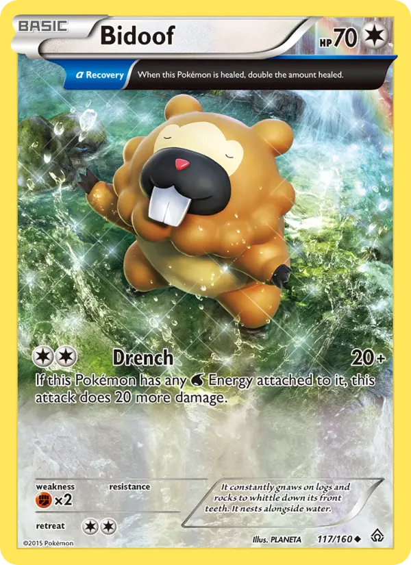 Bidoof — Primal Clash card #117