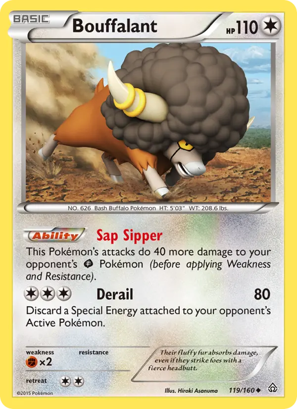 Bouffalant — Primal Clash card #119