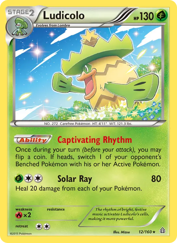 Ludicolo — Primal Clash card #12