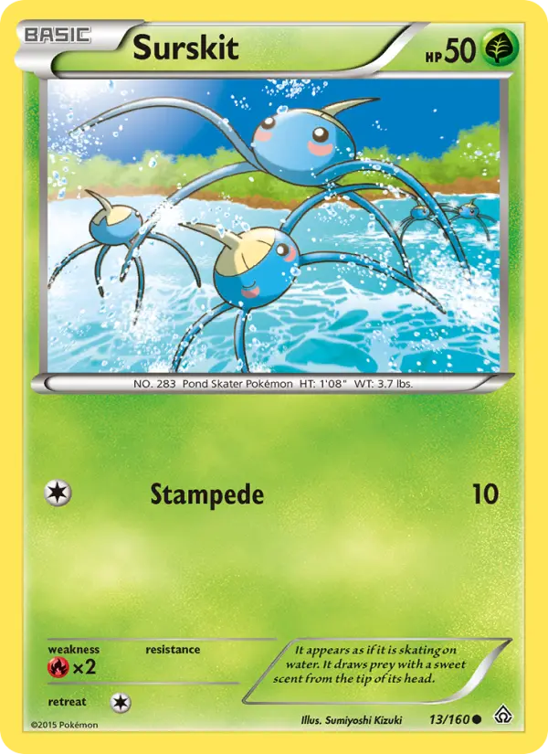 Surskit — Primal Clash card #13