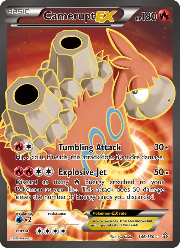 Camerupt EX — Primal Clash card #146