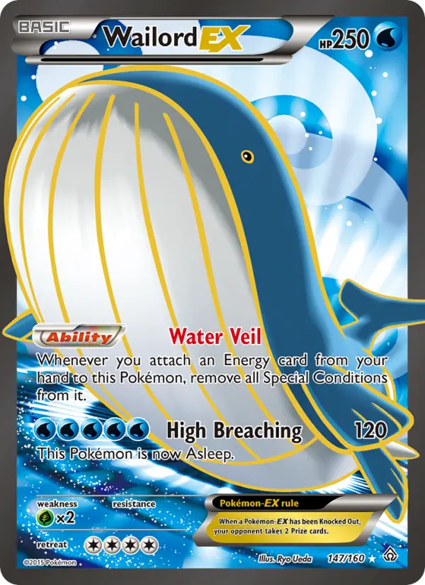 Wailord EX — Primal Clash card #147