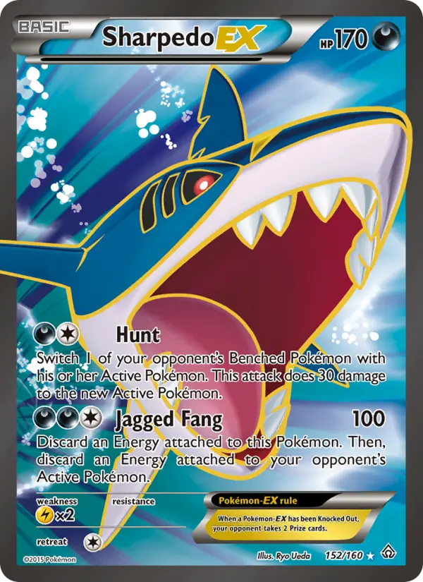 Sharpedo EX — Primal Clash card #152