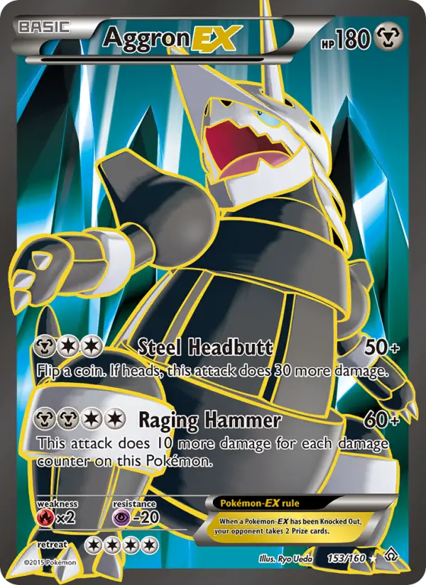 Aggron EX — Primal Clash card #153