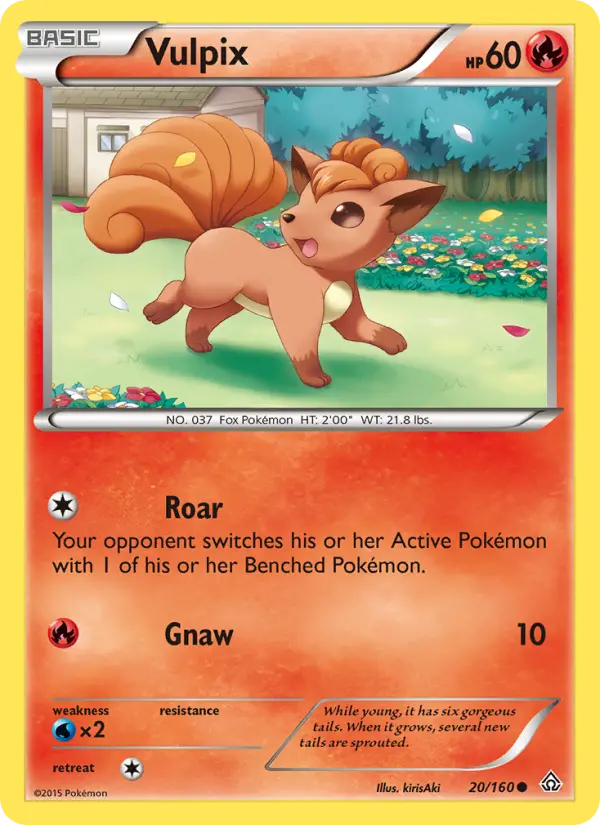 Vulpix — Primal Clash card #20