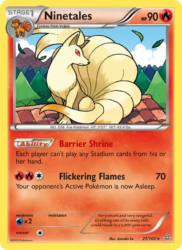 Ninetales — Primal Clash card #21