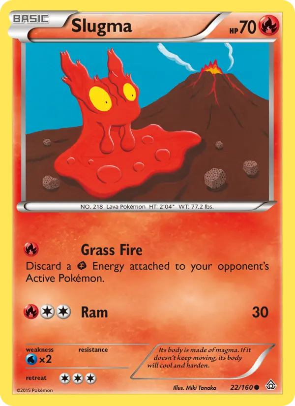 Slugma — Primal Clash card #22
