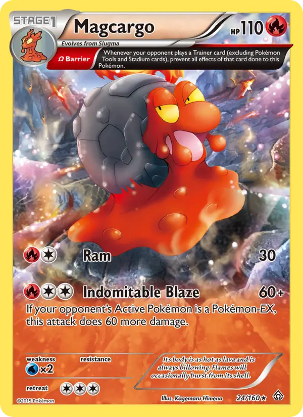 Magcargo — Primal Clash card #24