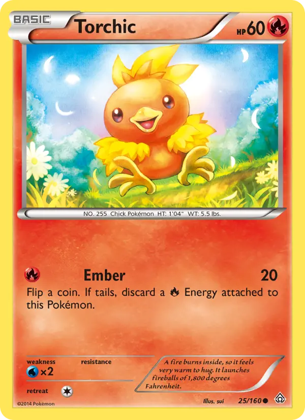 Torchic — Primal Clash card #25