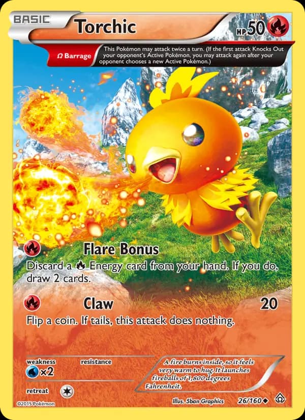 Torchic — Primal Clash card #26
