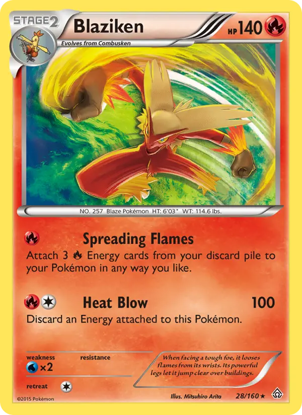 Blaziken — Primal Clash card #28