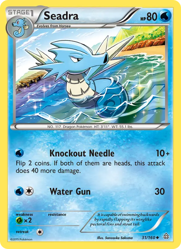Seadra — Primal Clash card #31