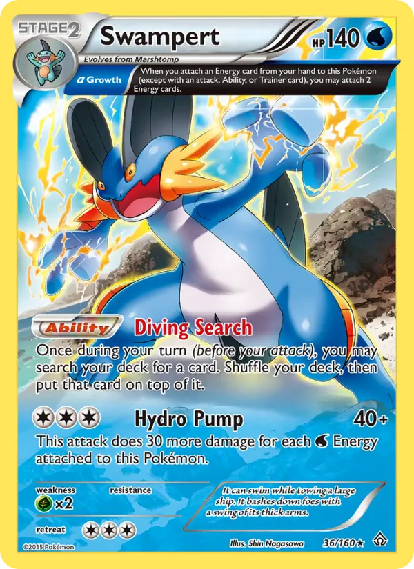 Swampert — Primal Clash card #36