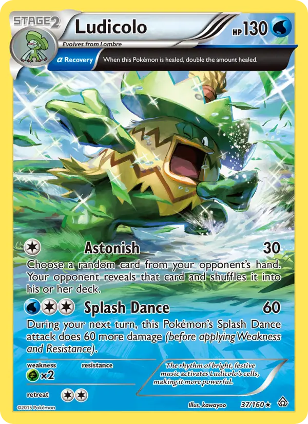 Ludicolo — Primal Clash card #37