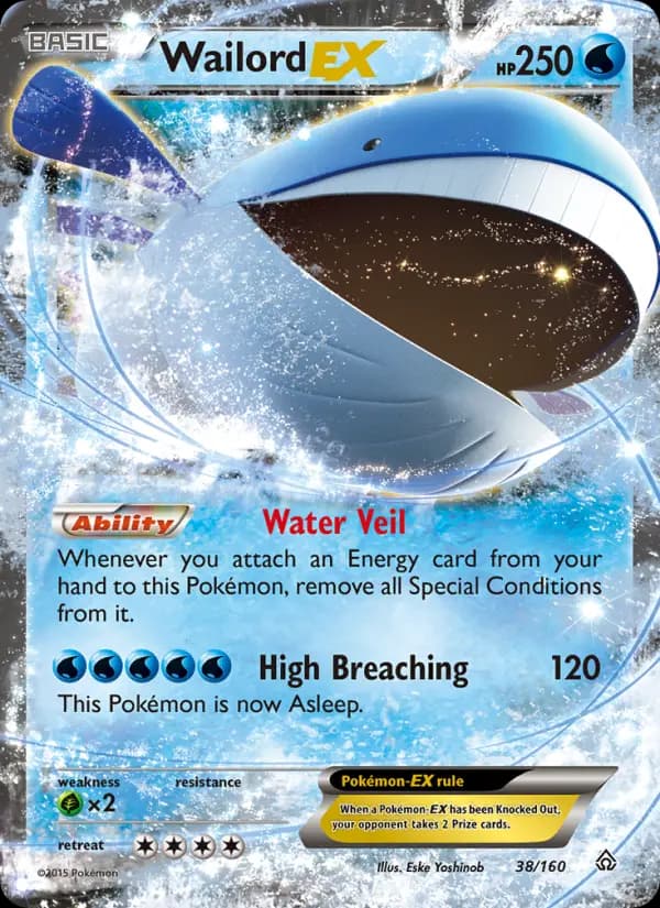 Wailord EX — Primal Clash card #38