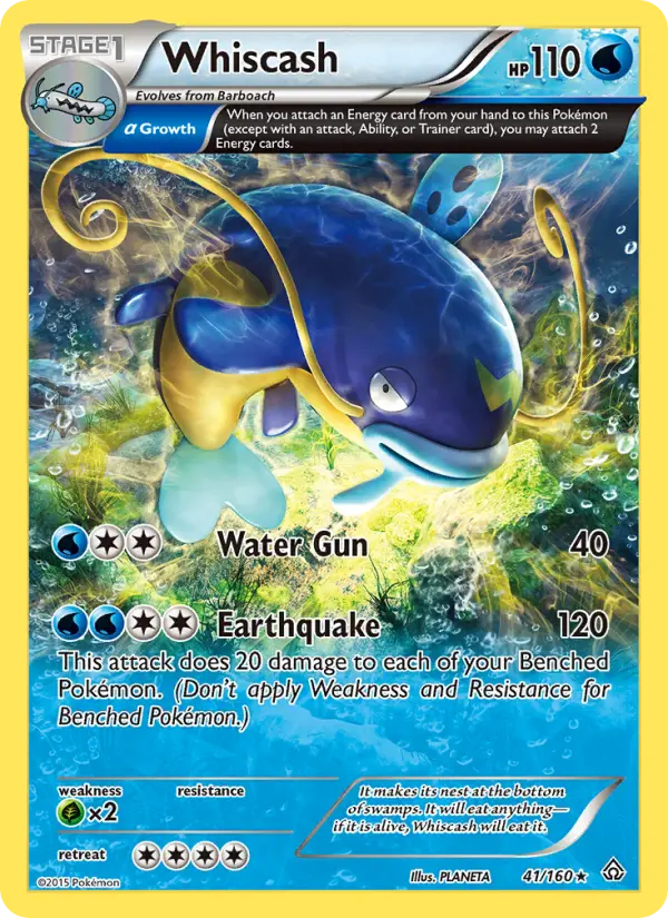 Whiscash — Primal Clash card #41