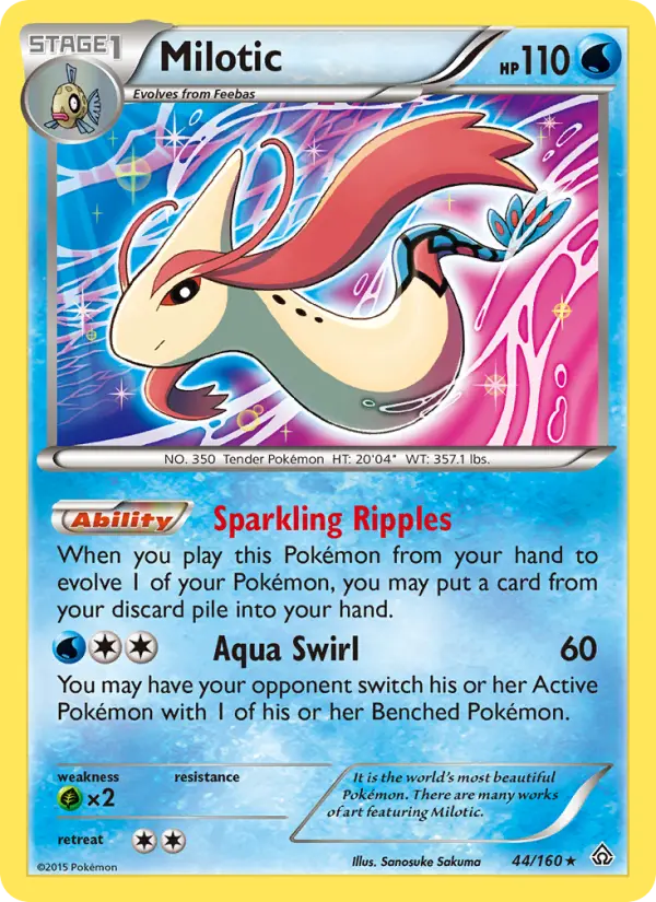 Milotic — Primal Clash card #44