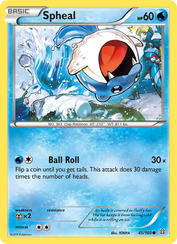 Spheal — Primal Clash card #45