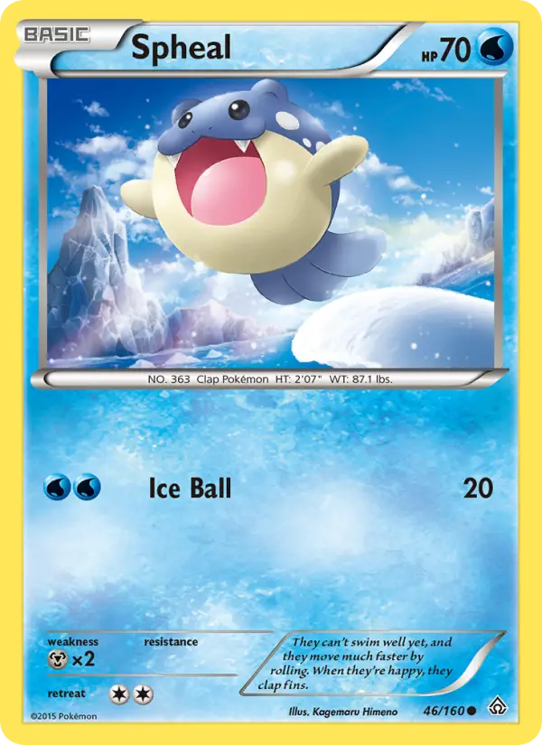 Spheal — Primal Clash card #46