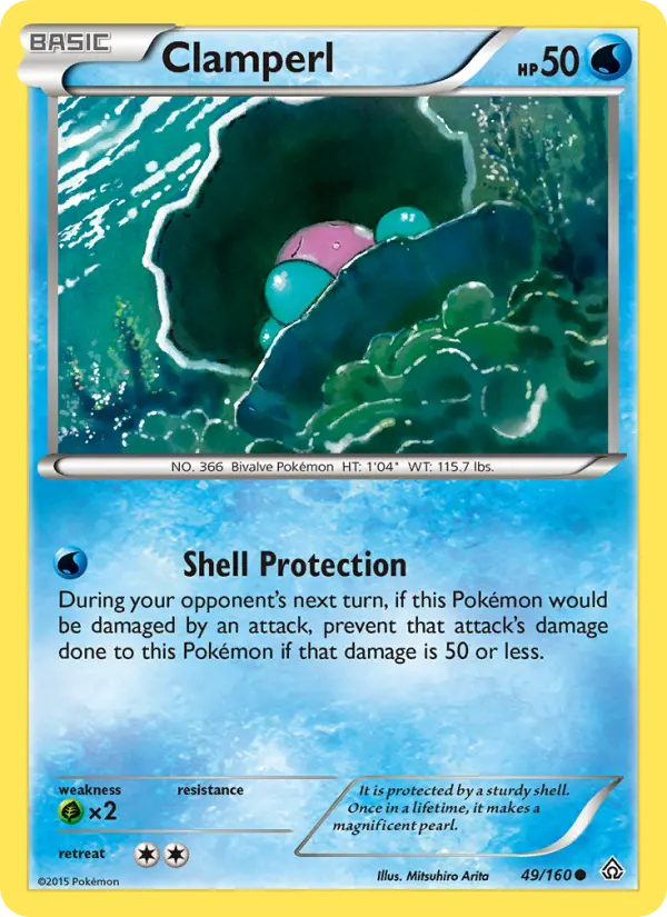 Clamperl — Primal Clash card #49