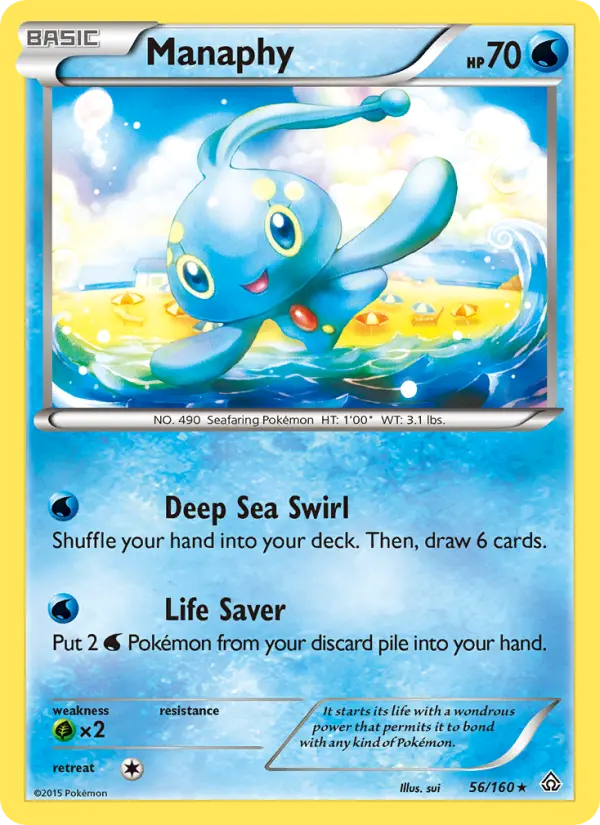 Manaphy — Primal Clash card #56