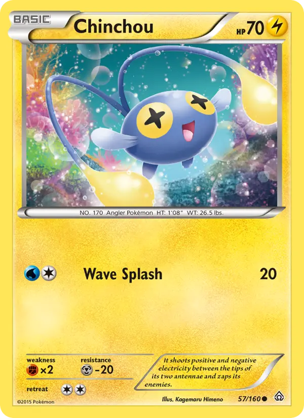 Chinchou — Primal Clash card #57