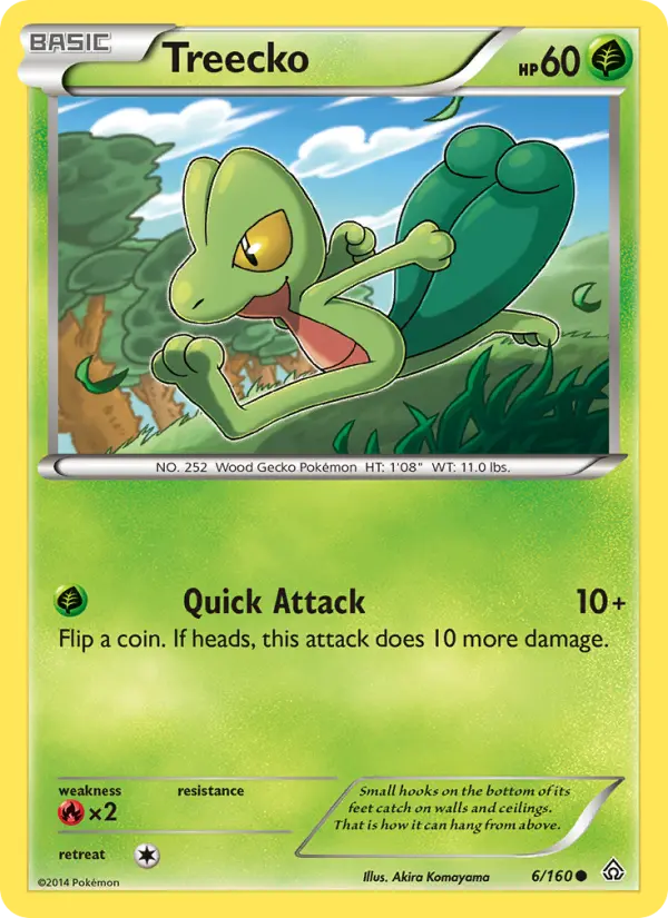 Treecko — Primal Clash card #6