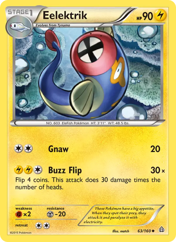 Eelektrik — Primal Clash card #63
