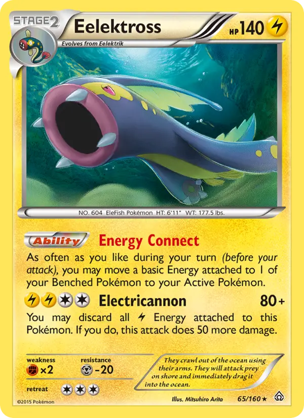 Eelektross — Primal Clash card #65