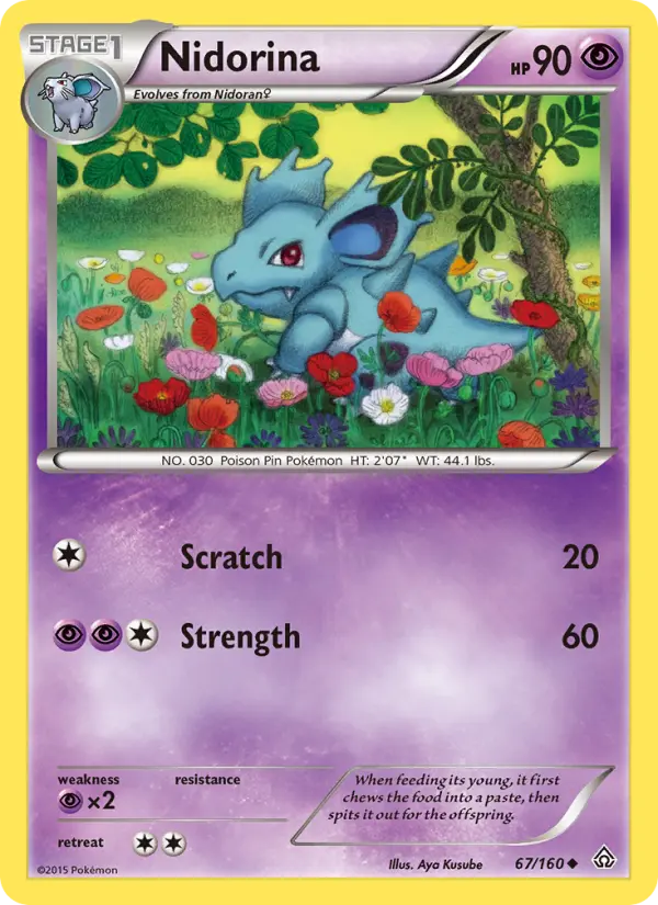 Nidorina — Primal Clash card #67