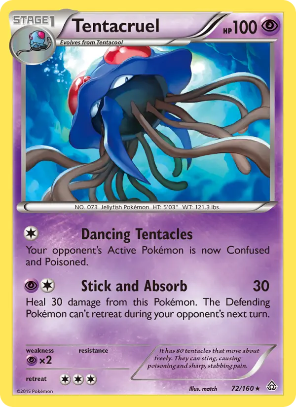 Tentacruel — Primal Clash card #72