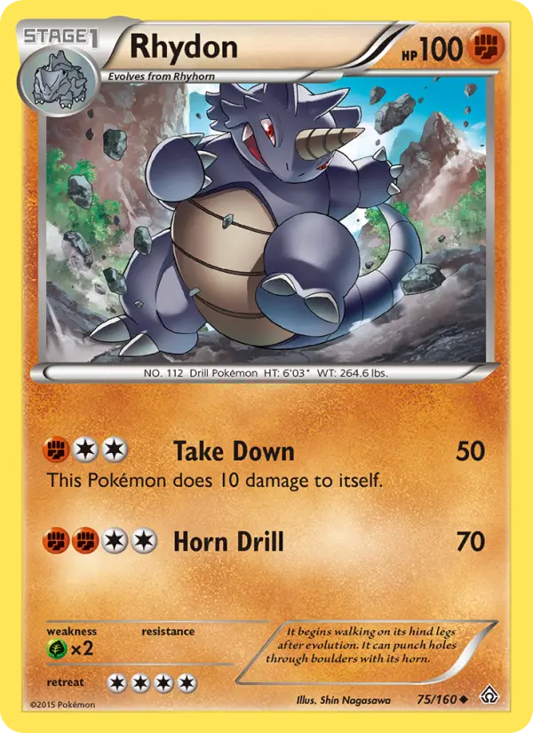 Rhydon — Primal Clash card #75