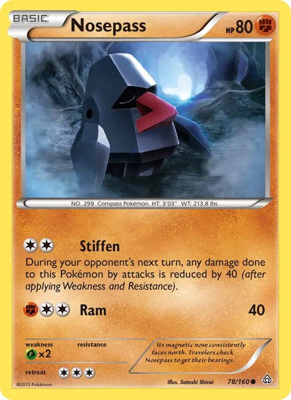 Nosepass — Primal Clash card #78