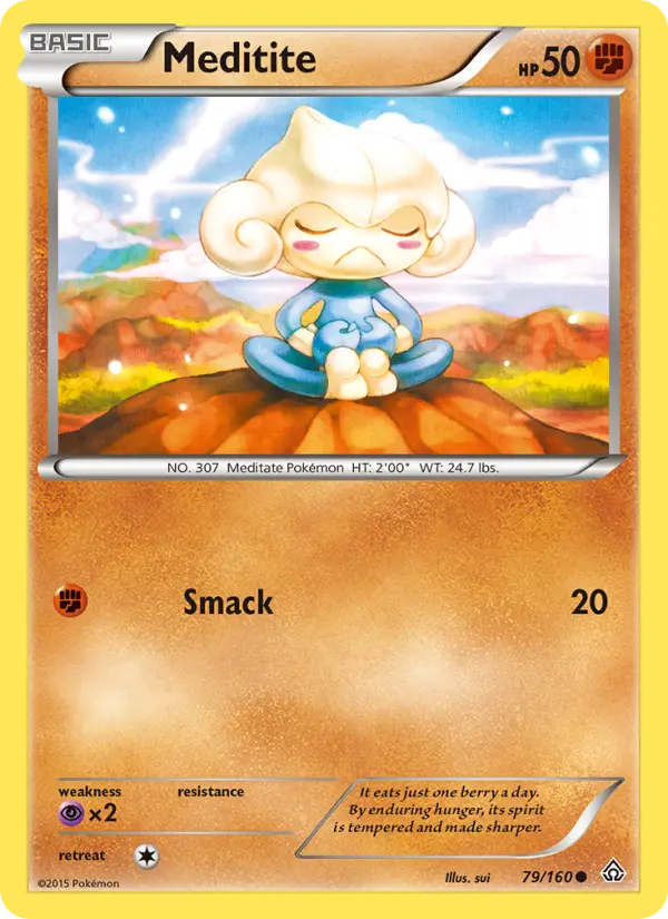 Meditite — Primal Clash card #79
