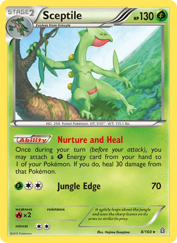 Sceptile — Primal Clash card #8