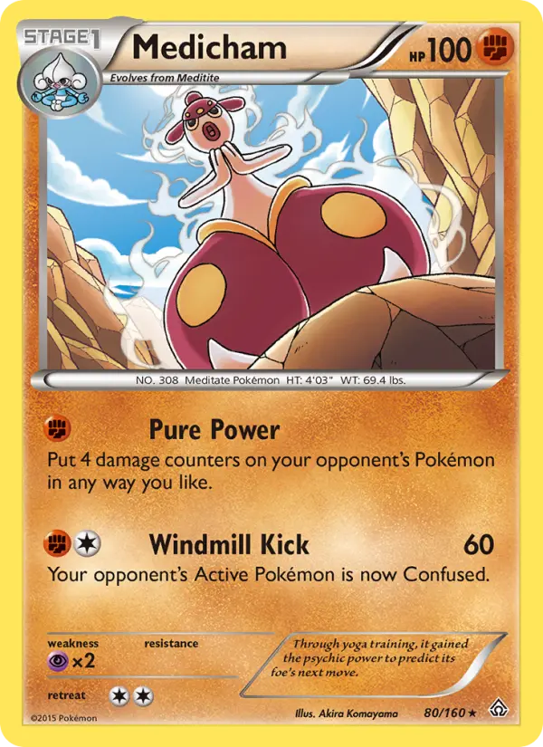 Medicham — Primal Clash card #80