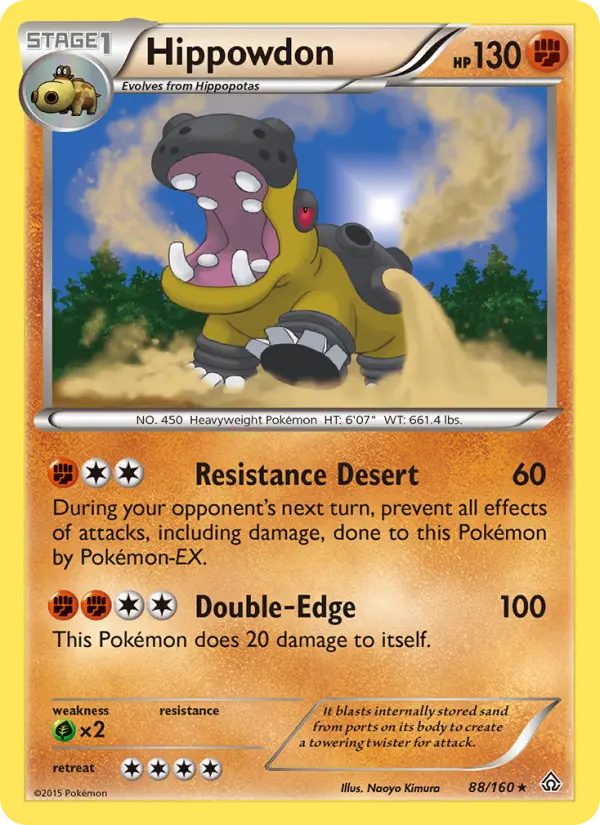 Hippowdon — Primal Clash card #88