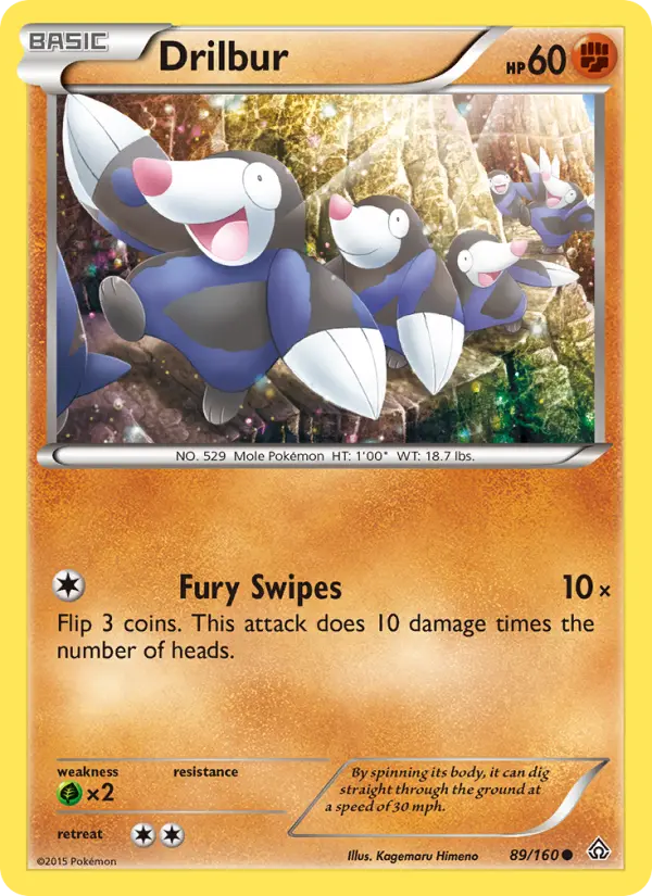 Drilbur — Primal Clash card #89