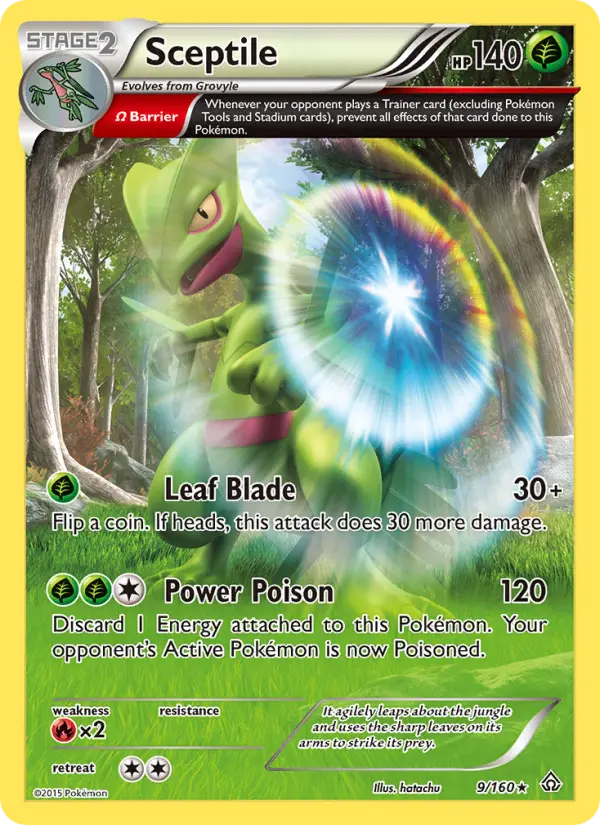 Sceptile — Primal Clash card #9