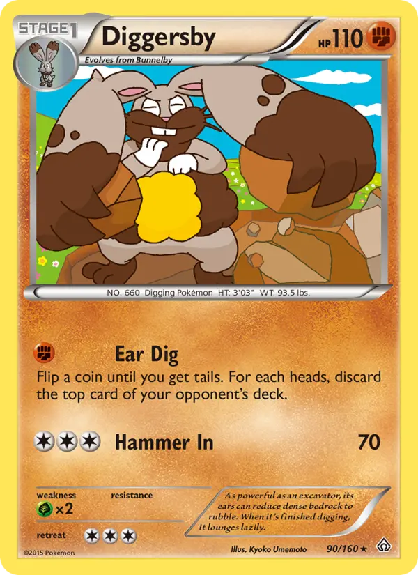 Diggersby — Primal Clash card #90