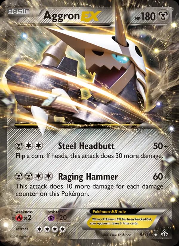 Aggron EX — Primal Clash card #93