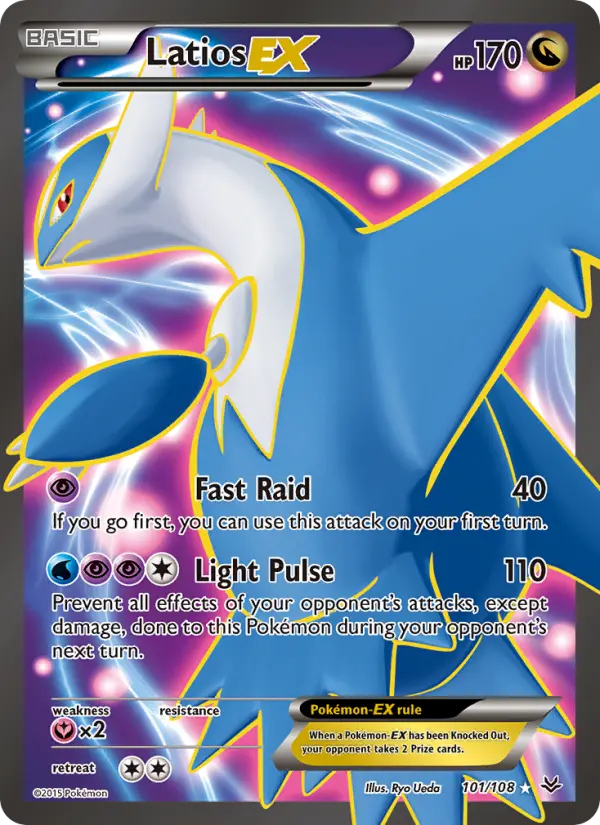Latios EX — Roaring Skies card #101