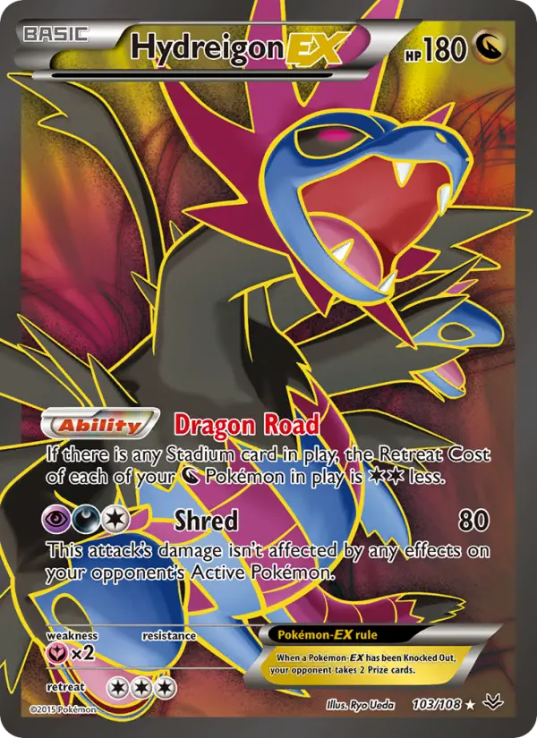 Hydreigon EX — Roaring Skies card #103
