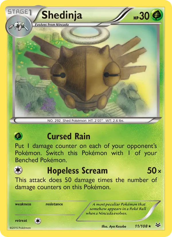 Shedinja — Roaring Skies card #11