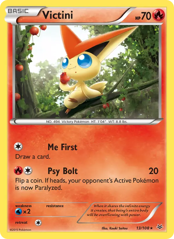 Victini — Roaring Skies card #13