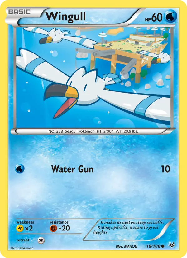 Wingull — Roaring Skies card #18