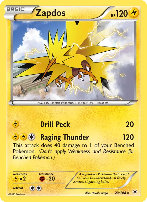 Zapdos — Roaring Skies card #23