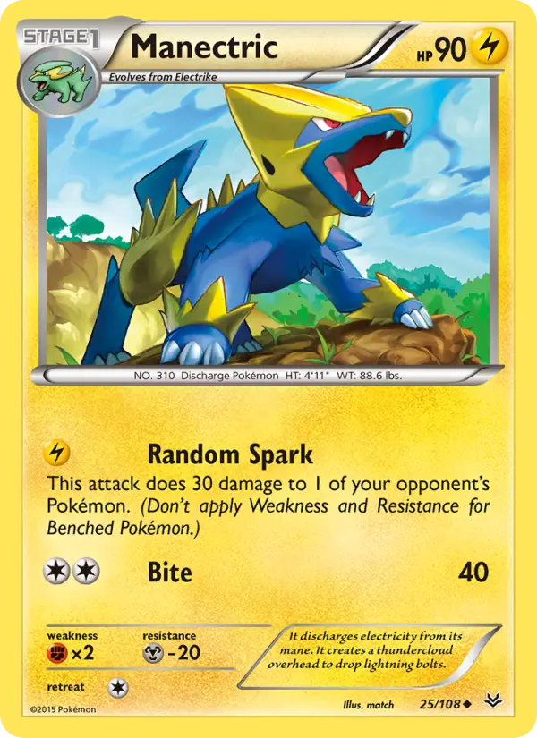 Manectric — Roaring Skies card #25