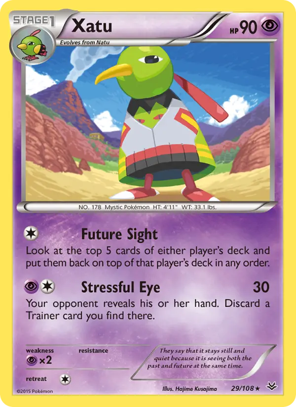 Xatu — Roaring Skies card #29