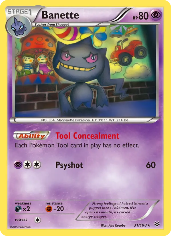 Banette — Roaring Skies card #31